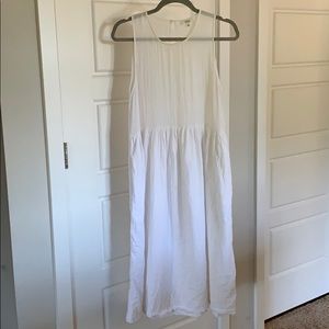 Wilfred white cotton dress